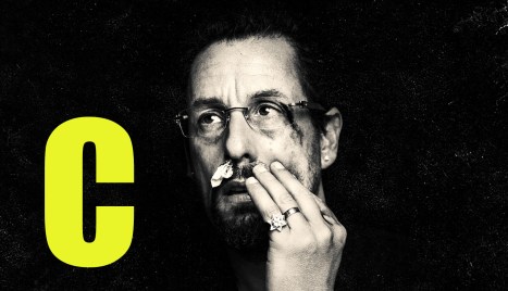 Adam Sander in a poster for 'Uncut Gems'